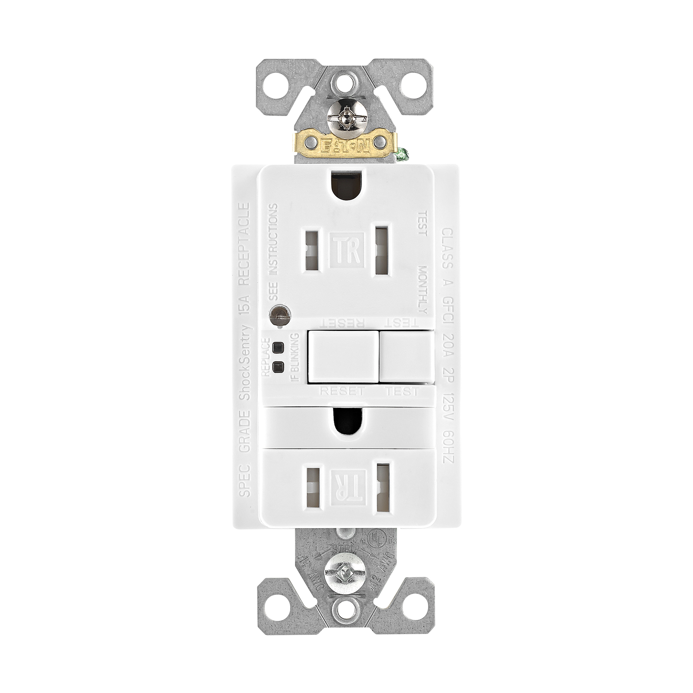 Arrow Hart Tamper Resistant GFCI Receptacle with Nightlight