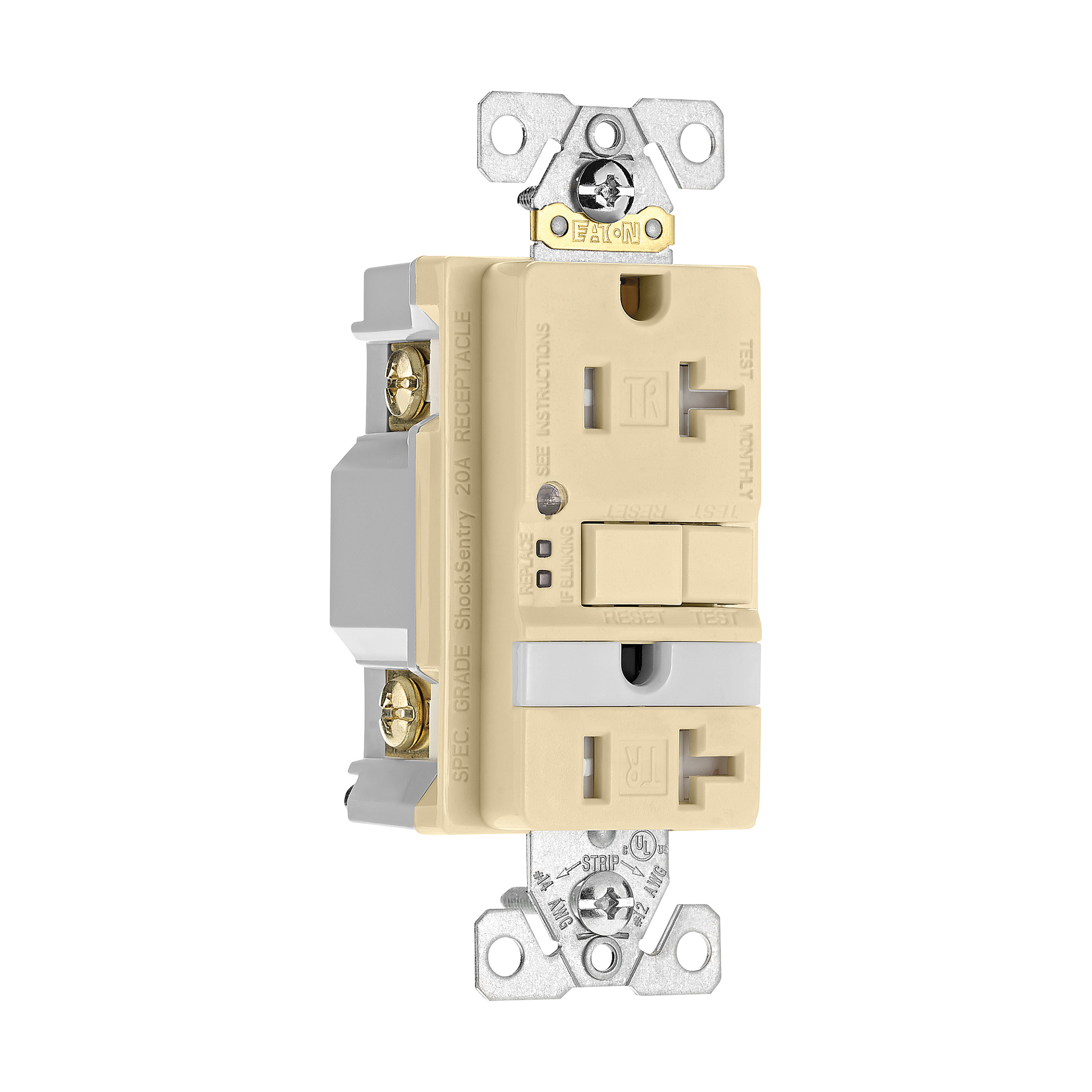 Arrow Hart Tamper Resistant GFCI Receptacle with Nightlight