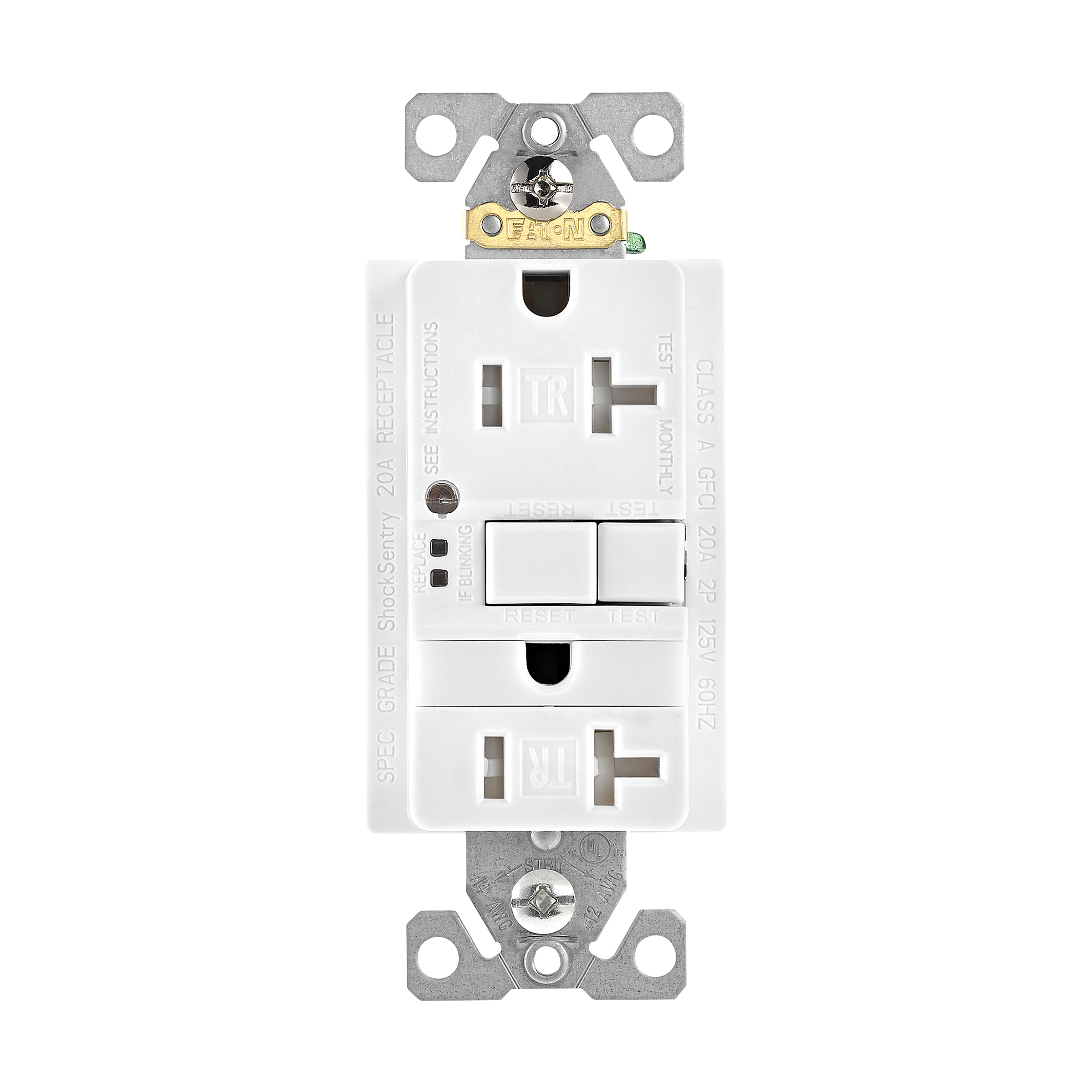 Arrow Hart Tamper Resistant GFCI Receptacle with Nightlight
