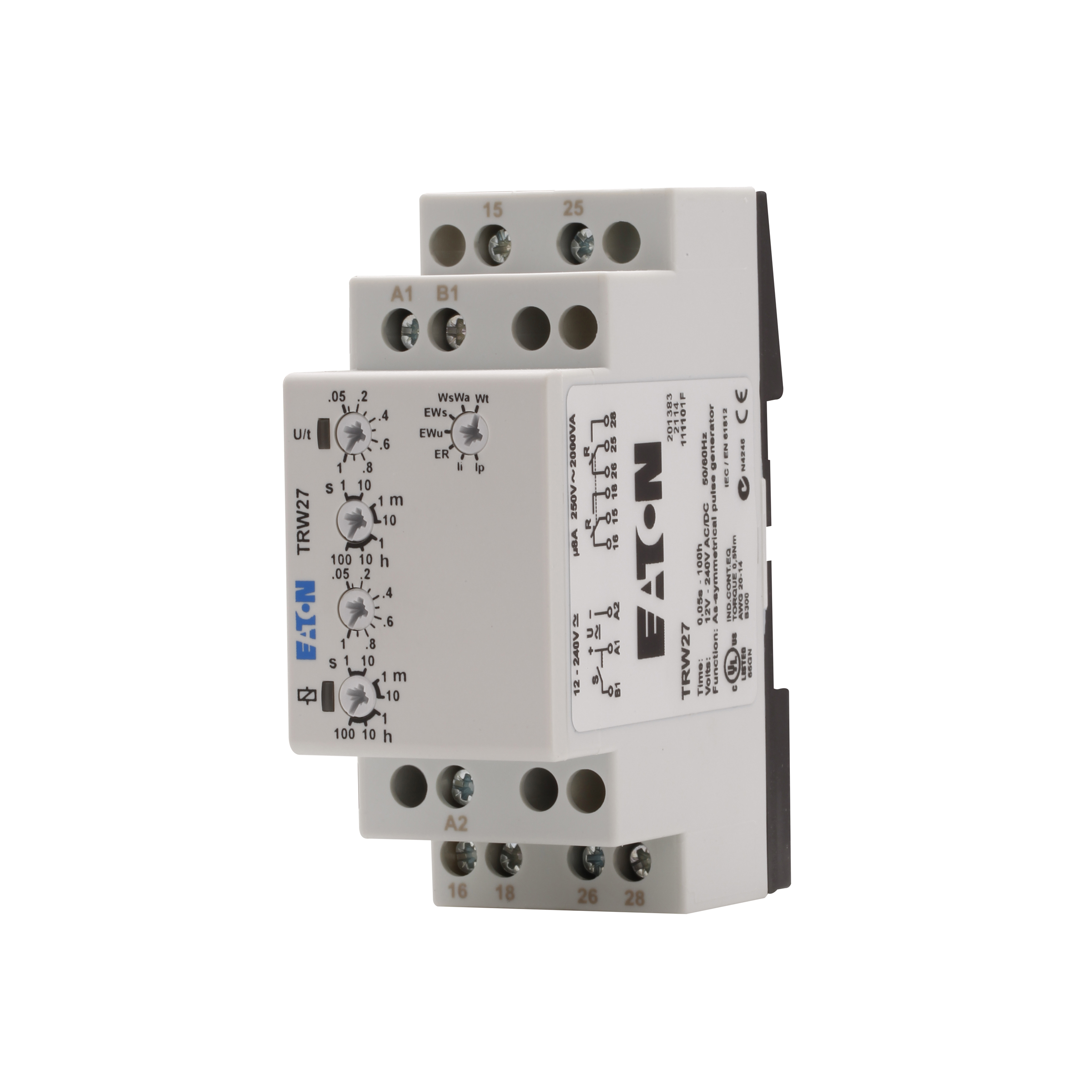 7-function universal TR series timing relay