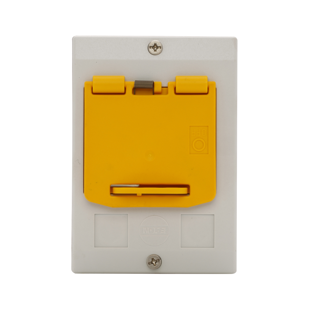 Product image for Cutler-Hammer XTPBXENCFEK55 XT Manual Motor Protection Accessories - Enclosure, used with XTPB MMP only or with: XTPAXFA_, XTPBXFAEM20, XTPAXUVR_, XTPAXSR_,XTPAXCL, Front IP65, NEMA 3R, 4X, 12, 13 enclosure