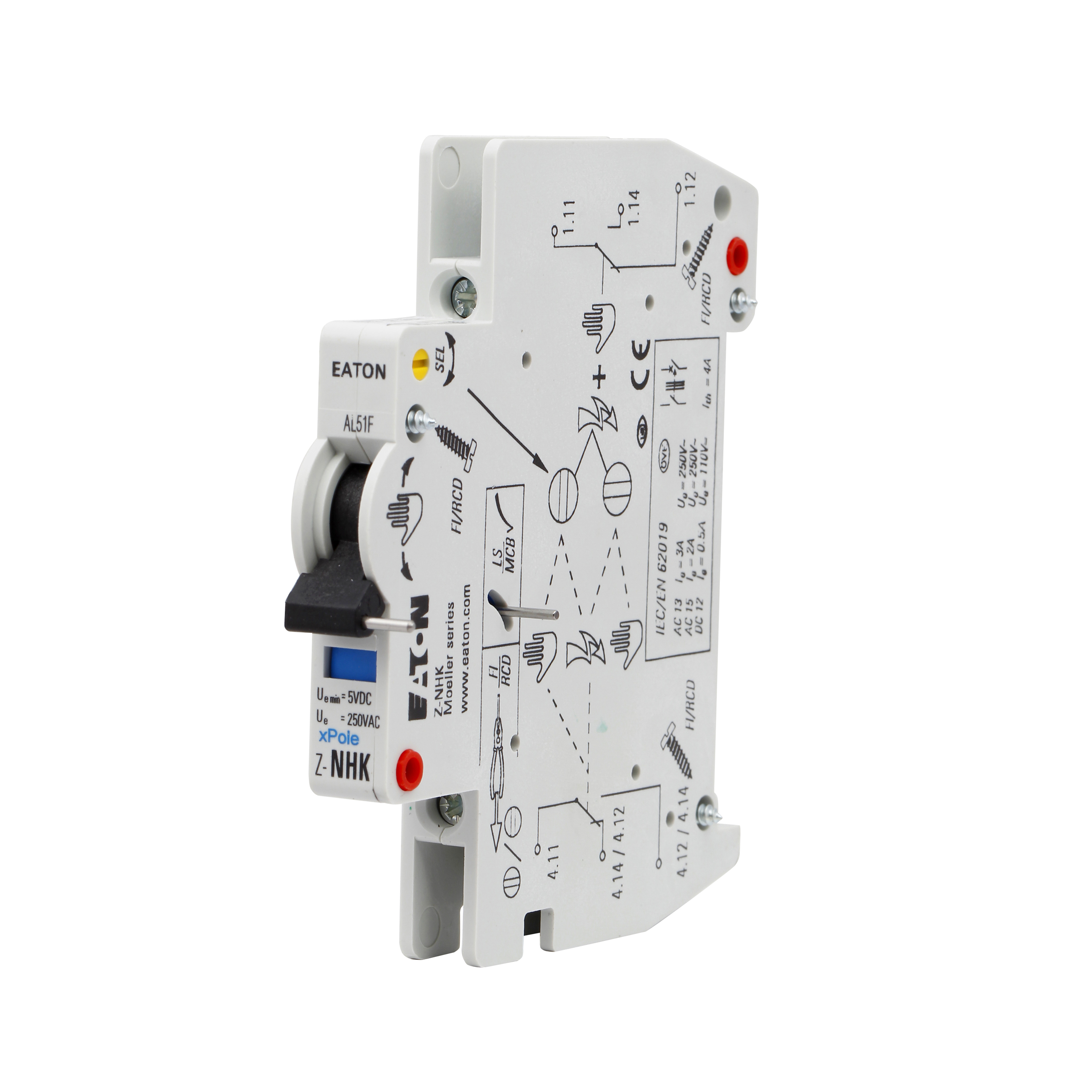 Miniature Circuit Breaker Accessory - MCB Auxiliary/Trip Indicating Contact