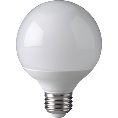 15W 120V Globe Shaped Spiral Medium Screw Base