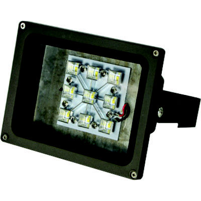 LED Floodlight Mini 25W - 1860LM, 5000K, Bronze, Narrow Beam, 9-18VDC
