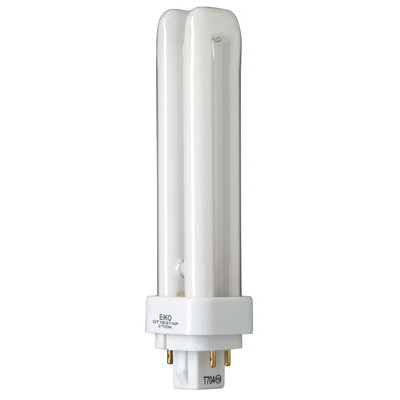 18W Quad-Tube 4100K G24q2 4 Pin Base Fluorescent