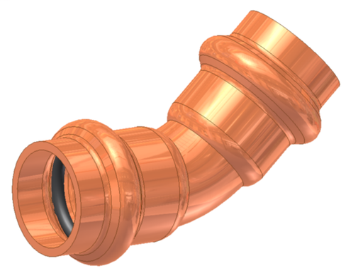 806 45° Elbow - 1/2" x 1/2"