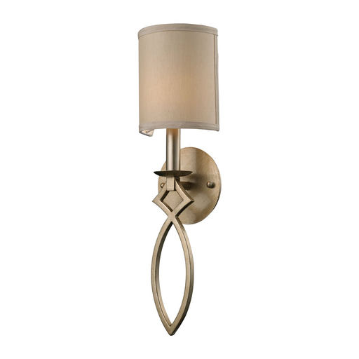 Product image for Estonia 1 Light Sconce - Aged Silver