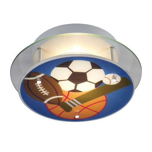 Product image for Novelty 2 Light Sports Themed Semi Flush