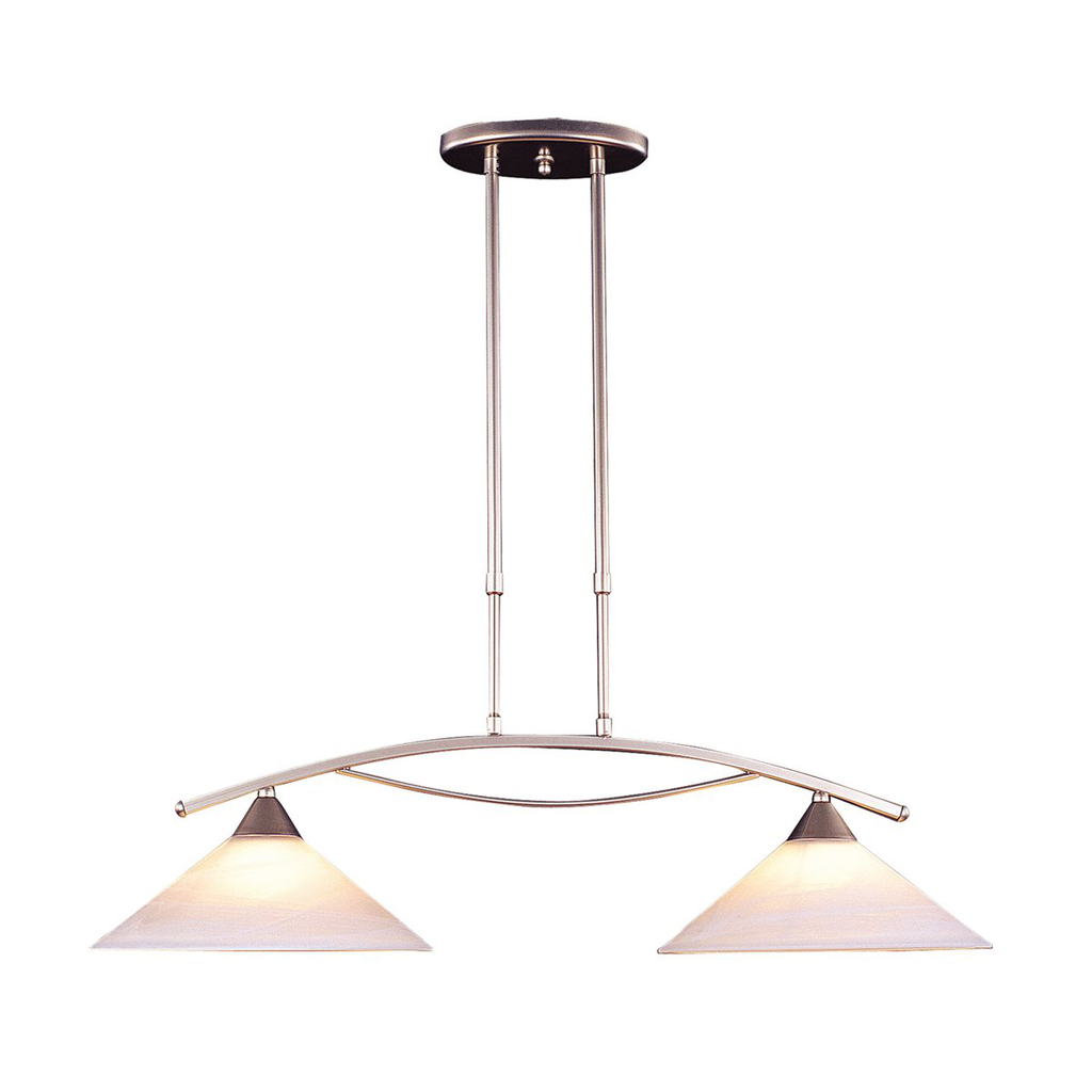 Product image for Elysburg 2 Light Island - Satin Nickel