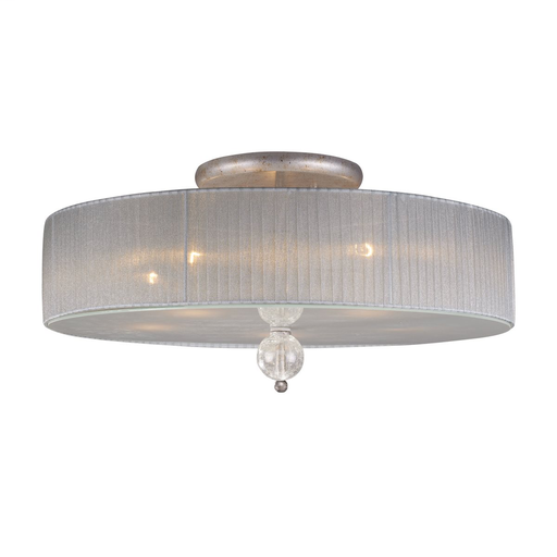 Product image for Alexis 5 Light Semi Flush - Antique Silver
