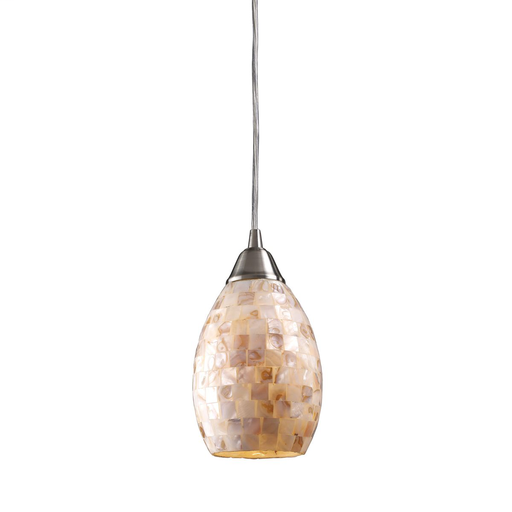 Product image for Capri 1 Light Pendant - Satin Nickel