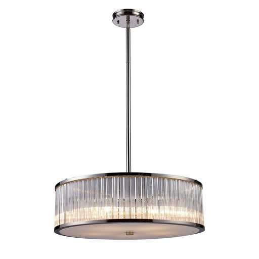 Product image for Braxton 5 Light Pendant - Polished Nickel