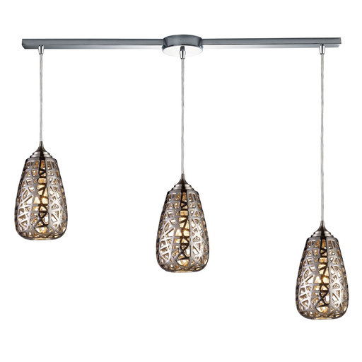 Product image for ELKLTG 20064/3L NESTOR 3-LIGHT LINEAR PENDANTS IN CHROME