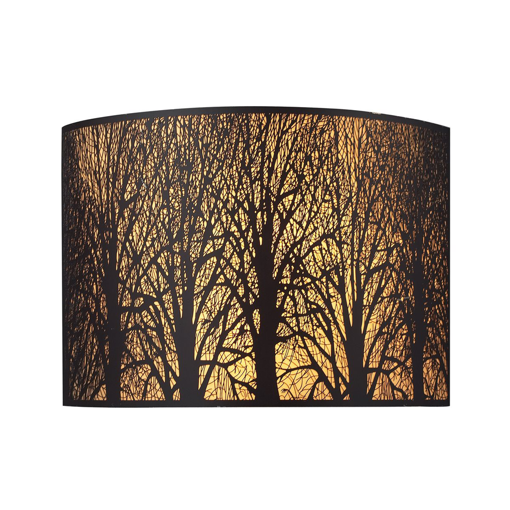 Product image for Woodland Sunrise 2 Light Wall Sconce - Aged Bronze