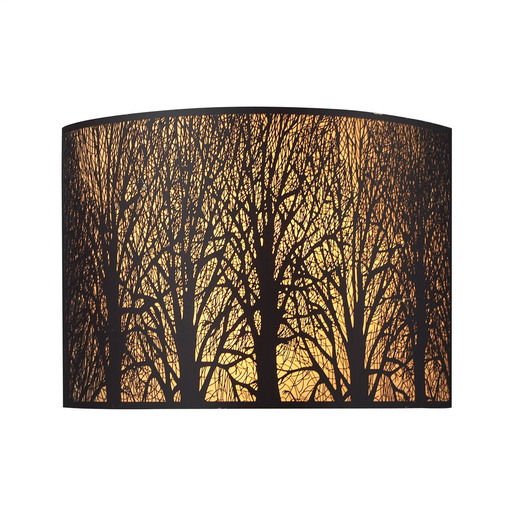 Product image for Woodland Sunrise 2 Light Wall Sconce - Aged Bronze