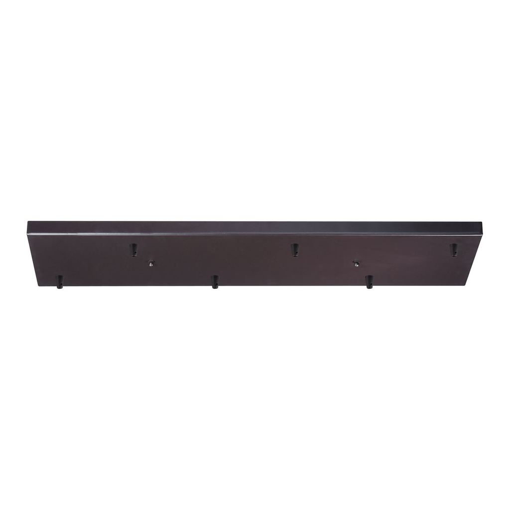 Product image for 6&nbsp;Light&nbsp;Rectangular&nbsp;Pan&nbsp;-&nbsp;Oiled&nbsp;Bronze