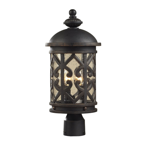 Product image for Tuscany Coast 2 Light Post Light - Weatherered Charcoal