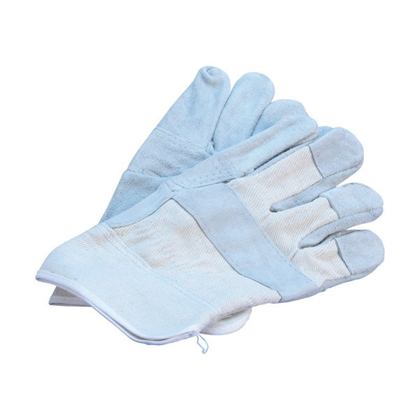 Canvas Glove with Leather Palm T378L