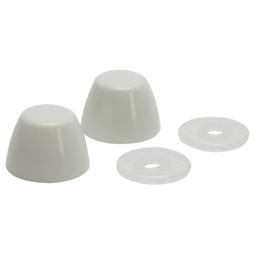 Toilet Bowl Bolt Caps, White
