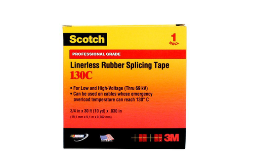 3//4 Inch x 15 Feet 3M Scotch 2242 Rubber Tape 30 mil