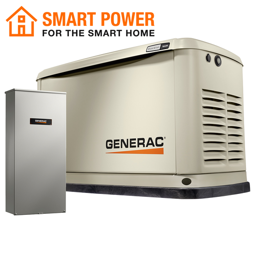 Product image for GENERAC 7178 16 KW AIR COOLED STANDBY GENERATOR ALUM. ENCLOSURE 200SE