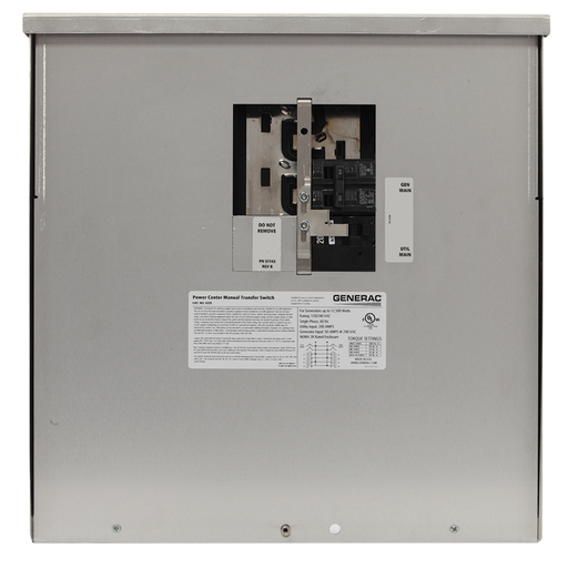 Product image for GEN 6335 200-Amp Manual Transfer Sw