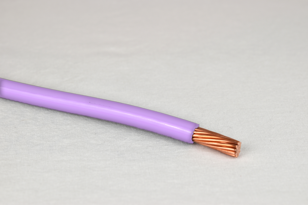 THHN - 10 AWG - 19 Strand - Purple - Copper - 500' Spool