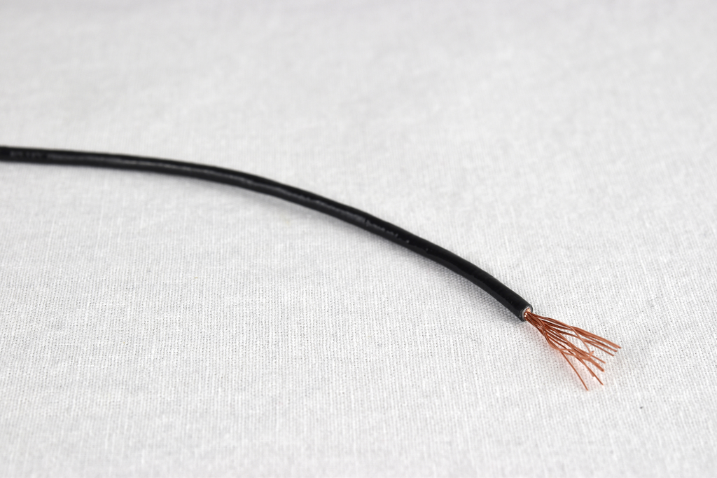 TFFN - 16 AWG - 26 Strand - Black - Copper - 500' Spool