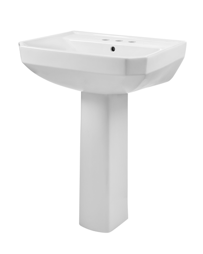 Viper® 4" Centers Standard Pedestal Bathroom Sink