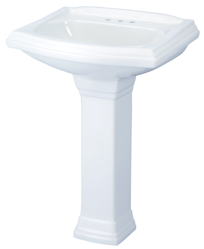 Allerton™ 4" Centers Petite Pedestal Bathroom Sink