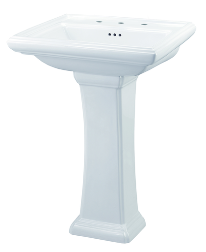 Logan Square™ 4" Centers Petite Pedestal Bathroom Sink