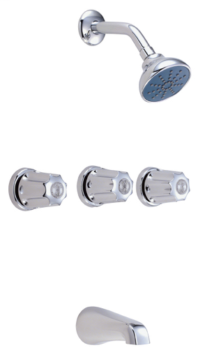 Gerber® Classic Three Handle Tub & Shower Fitting