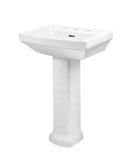 Hinsdale™ 8" Centers Petite Pedestal Bathroom Sink