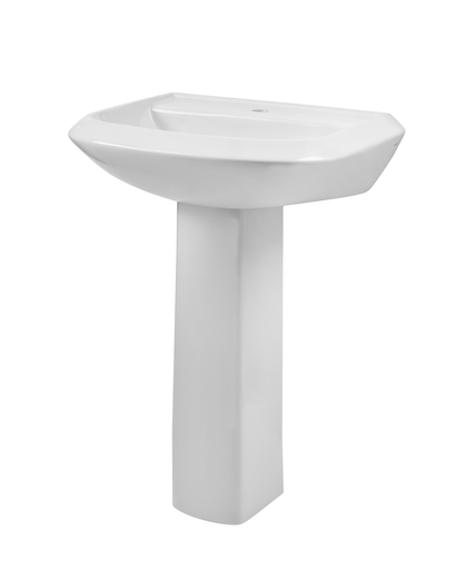 Avalanche® Single Hole Petite Pedestal Bathroom Sink