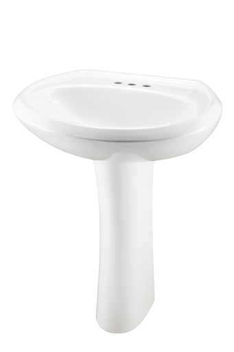 Maxwell® 4" Centers Standard Pedestal Bathroom Sink