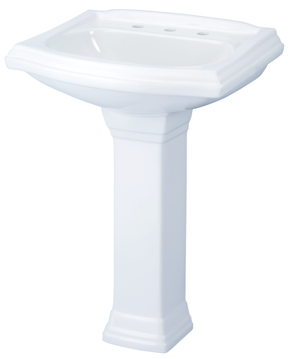 Allerton™ 4" Centers Standard Pedestal Bathroom Sink