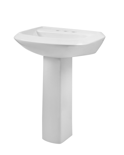Avalanche® 4" Centers Petite Pedestal Bathroom Sink