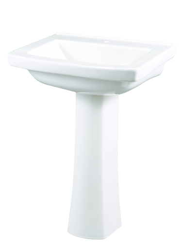 Blaze® Single Hole Standard Pedestal Bathroom Sink