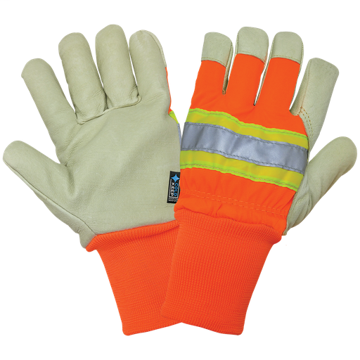 2900HVKW - High-Visibility Insulated Pigskin Leather Gloves