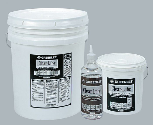 Product image for Greenlee CLR-5 Clear Lube™ Cable Pulling Lubricant, 5-Gallon