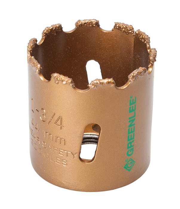 HOLESAW-1-3/4"PKGD.CARBIDE GRIT