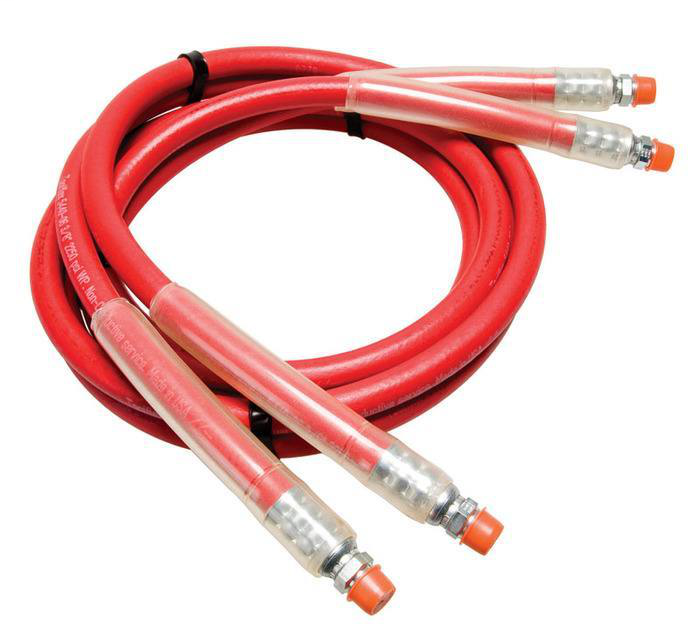 HOSE ASSEMBLY, 3/8" X 8' RED
