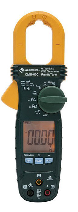 Product image for GRN CMH-600 CLAMPMETER, AC (CMH-600