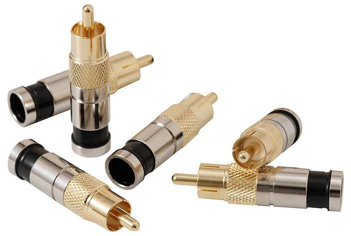 DATASHARK CONN RG6/Q RCA COMP