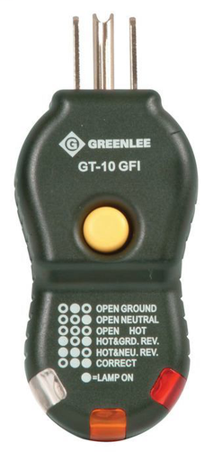 TESTER, CIRCUIT-GFI (GT-10GFI)