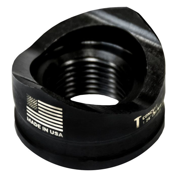 Product image for Greenlee 125AV 1" Hole 1" Conduit Round Knockout Punch