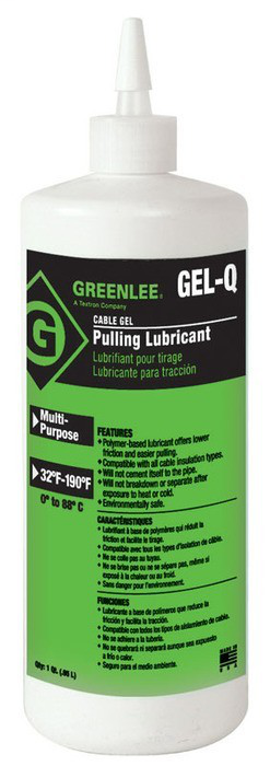 Product image for Greenlee GEL-Q Cable Pulling Lubricant