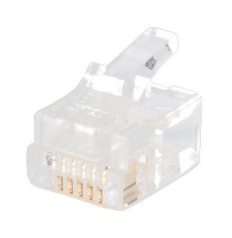 RJ12-6C (25 PACK)