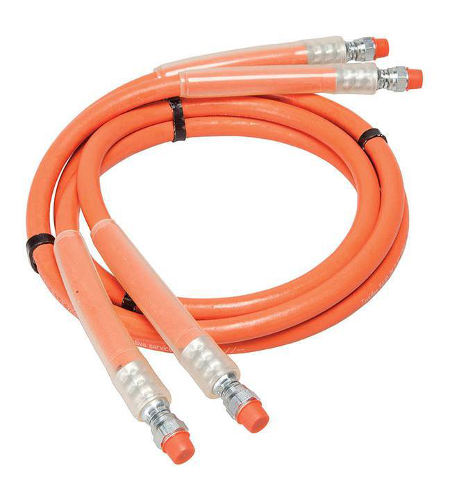 HOSE ASSEMBLY- 3/8 X 8' ORANGE