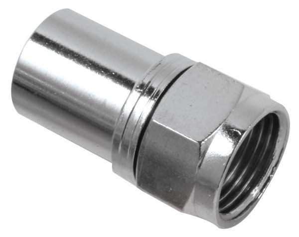 CONNECTOR, F CRIMP-RG6 Q (10 PAK)